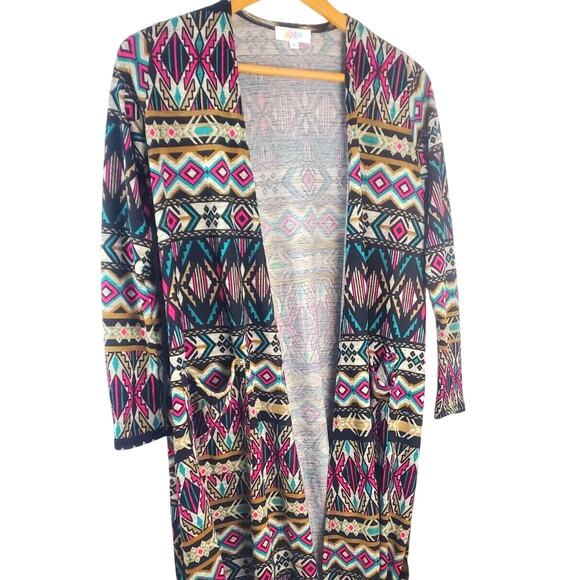 NWT LulaRoe Sarah S Cardigan Duster Long Sweater Open Front Pockets Womens Top - Picture 1 of 6